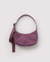 Small Nylon Crescent Bag Wild Plum