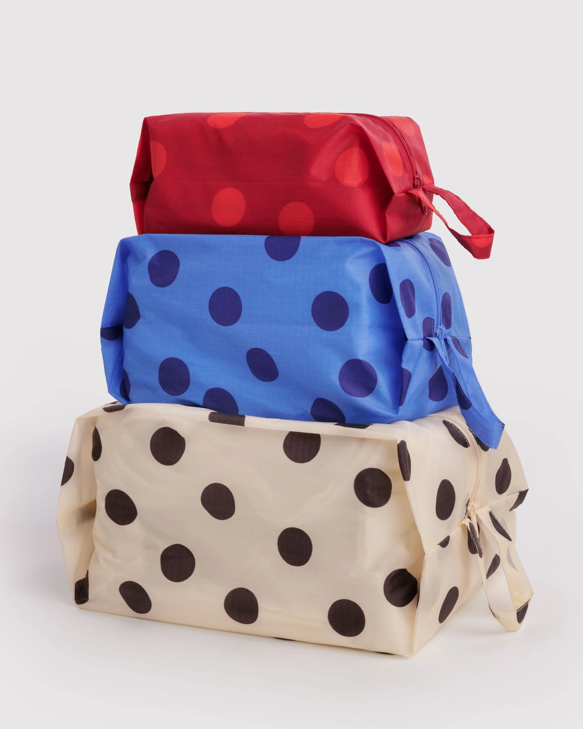 3D Zip Set Polka Dot Mix