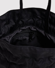 Nylon Drawstring Bag Black