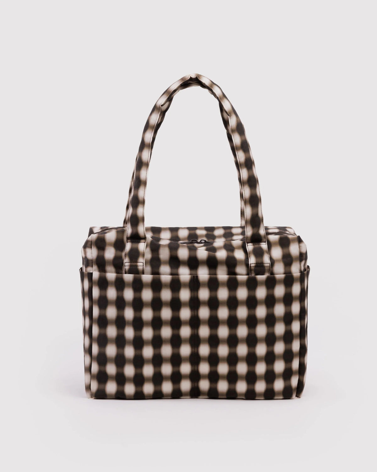 Small Cloud Carry-On Blurred Gingham Brown