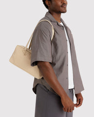 Nylon Bowler Bag Custard