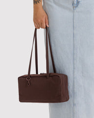 Nylon Bowler Bag Coffee