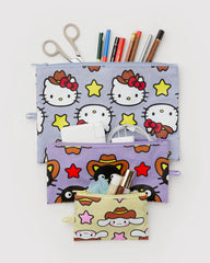 Flat Pouch Set Hello Kitty & Friends Western