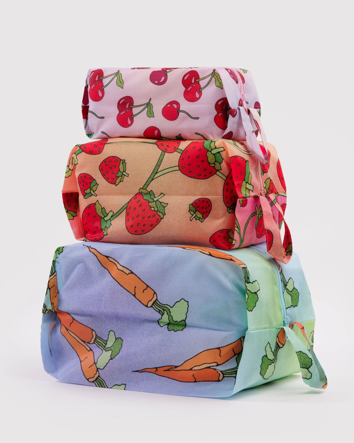 3D Zip Set Carrots & Berries