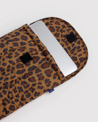 Puffy Laptop Sleeve 16" Leopard