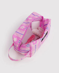 Dopp Kit Market Plaid Pink