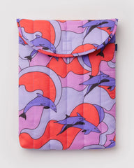 Puffy Laptop Sleeve 16" Dolphins