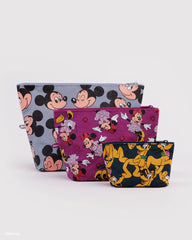 Go Pouch Set Mickey, Minnie & Pluto
