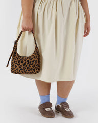 Mini Nylon Shoulder Bag  Leopard