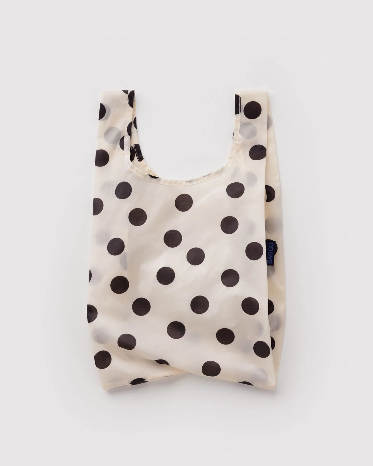 Baby Baggu Cream and Black Polka Dot