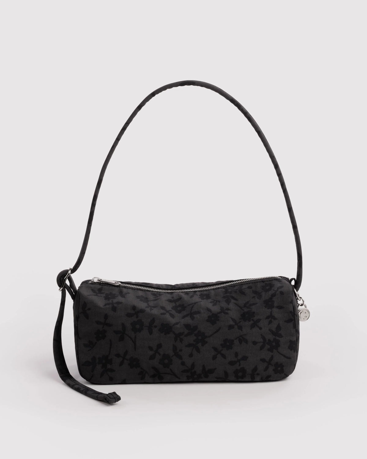 Nylon Loaf Bag Charcoal Ditsy Floral