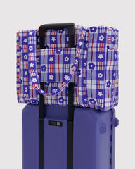 Cloud Carry-On Market Plaid Blue