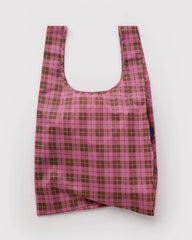 Standard Baggu Azalea Pink Tartan