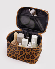 Large Cosmetic Case Leopard