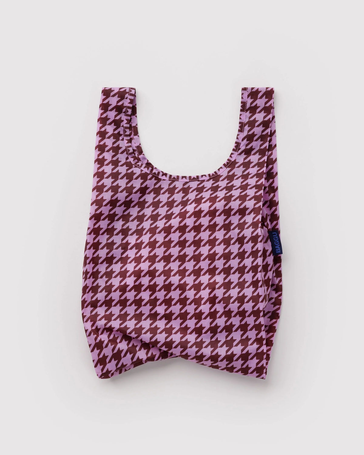 Baby Baggu Pink Houndstooth