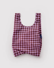 Baby Baggu Pink Houndstooth