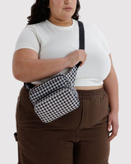 Fanny Pack Black & White Gingham