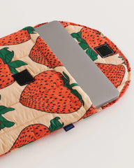 Puffy Laptop Sleeve 16" Strawberry