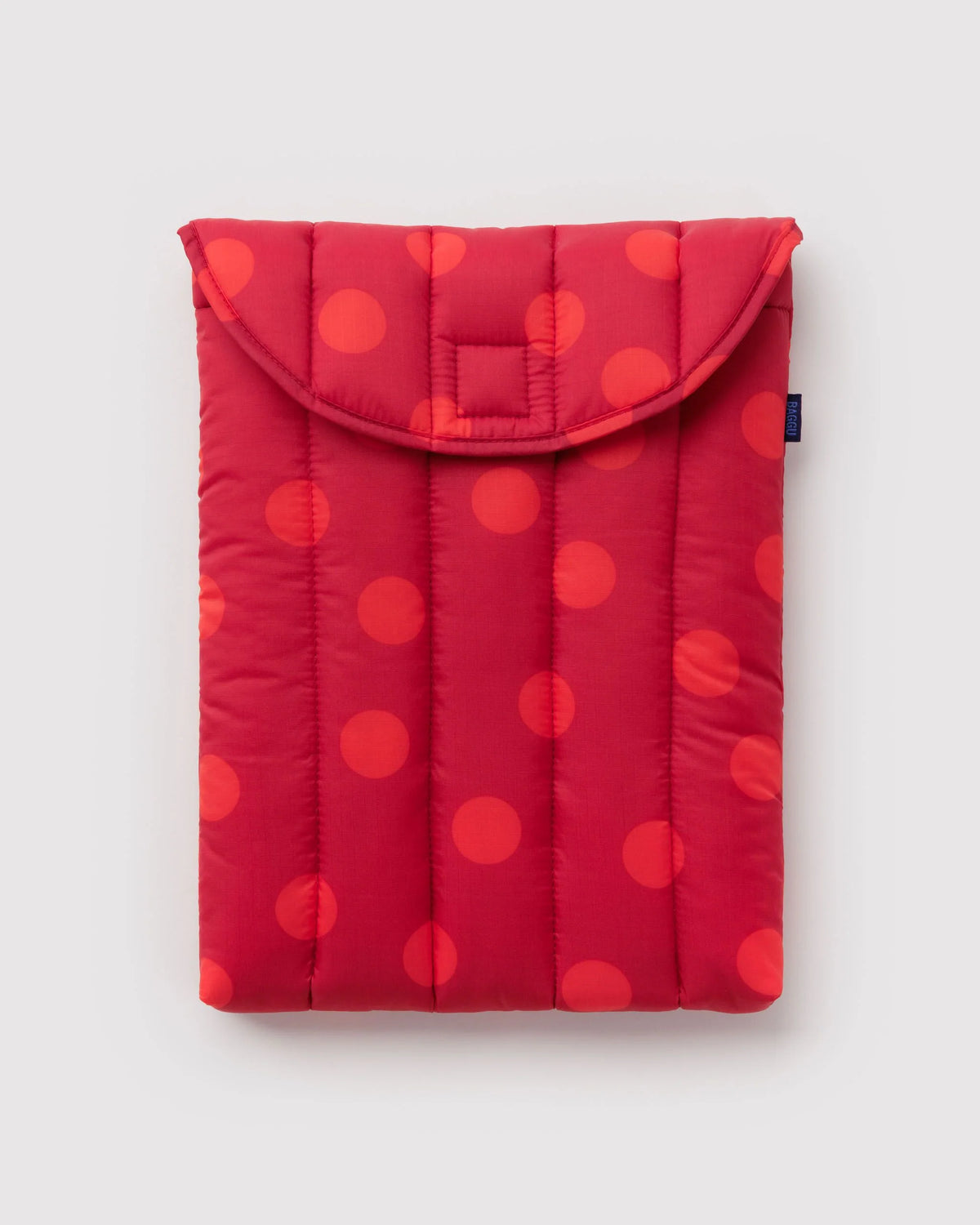 Puffy Laptop Sleeve 13"/14" Red Polka Dot