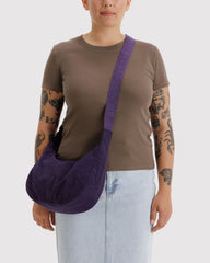Medium Nylon Crescent Bag Fig