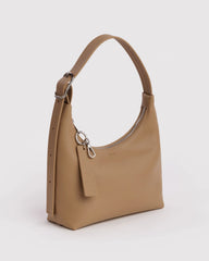 Mini Recycled Leather Shoulder Bag Dune