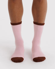 Ribbed Sock Blush Mix