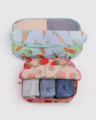 Large Packing Cube Set Carrots & Berries