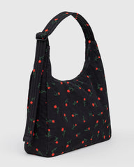 Nylon Shoulder Bag Painted Wildflower