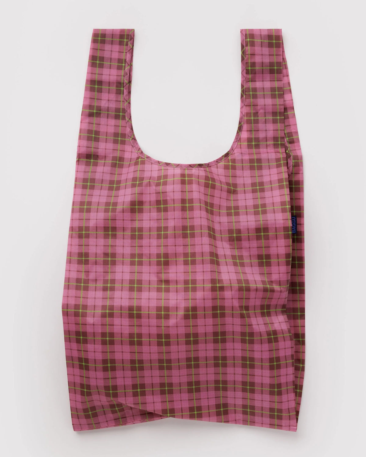 Big Baggu Azalea Pink Tartan