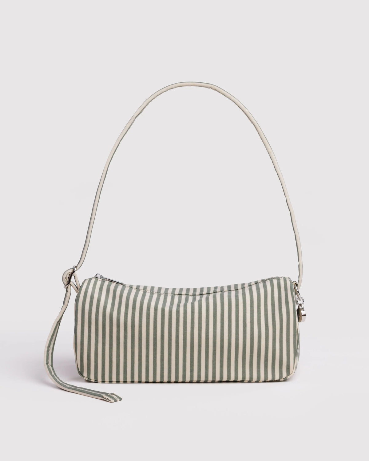 Nylon Loaf Bag Sage Stripe