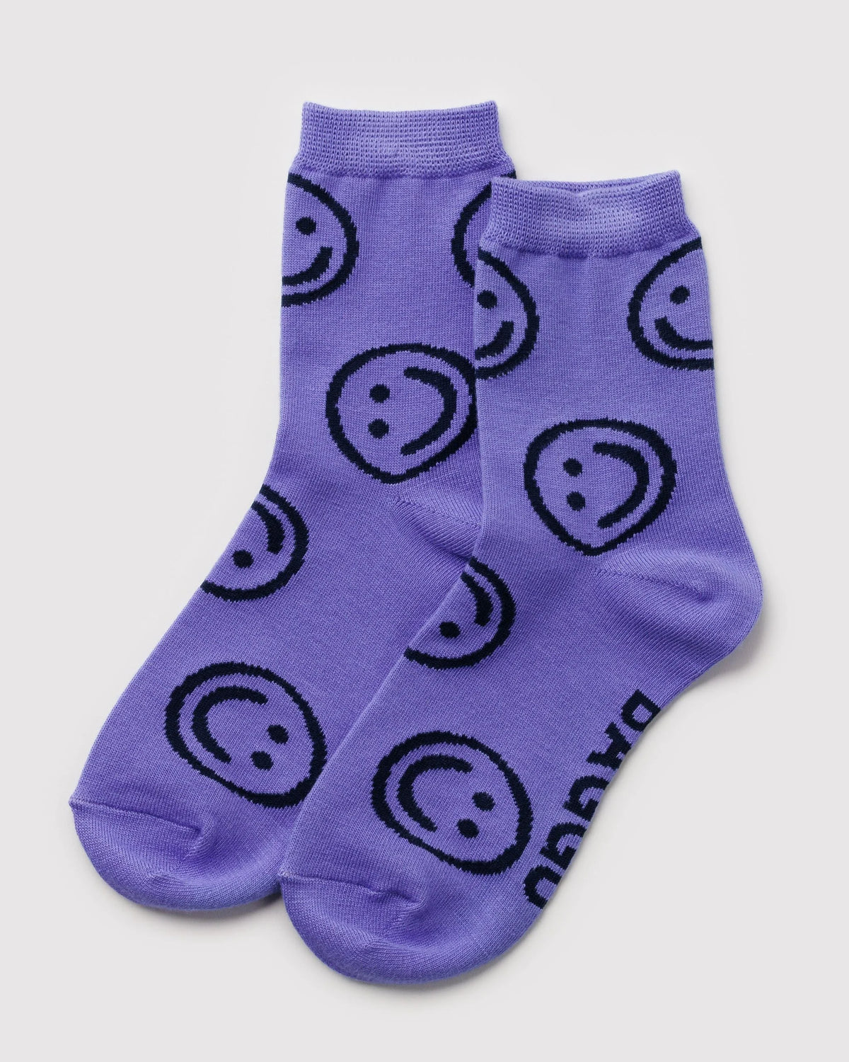 Crew Sock Lavender Happy