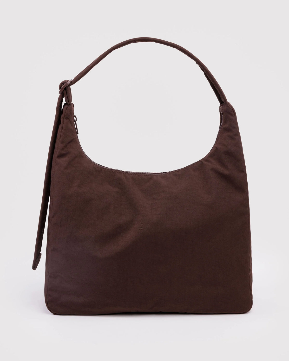 Nylon Shoulder Bag Coffee