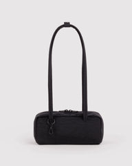 Small Nylon Bowler Bag Black