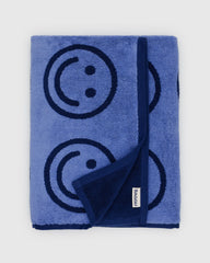 Bath Towel Happy Blue