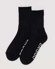 Ribbed Sock Black