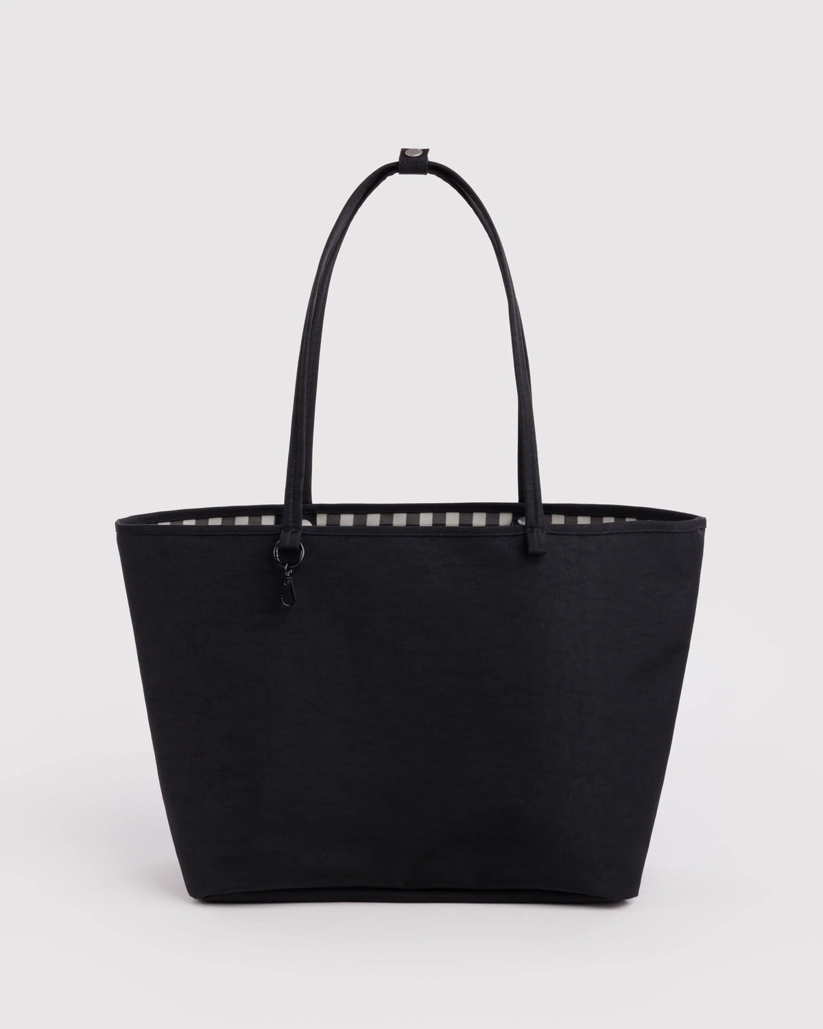 Large Nylon Reversible Tote Black Mix