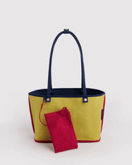 Medium Nylon Reversible Tote Navy Mix