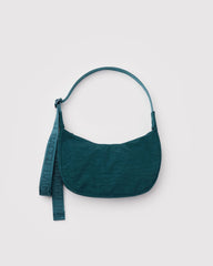 Small Nylon Crescent Bag Deep Sea