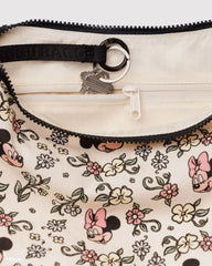 Medium Nylon Crescent Bag Storybook Floral