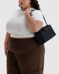 Nylon Bowler Bag Black