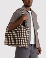 Small Cloud Carry-On Blurred Gingham Brown