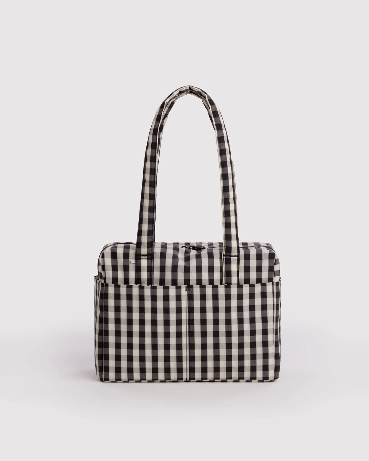 Everyday Cloud Bag Black And Cream Gingham