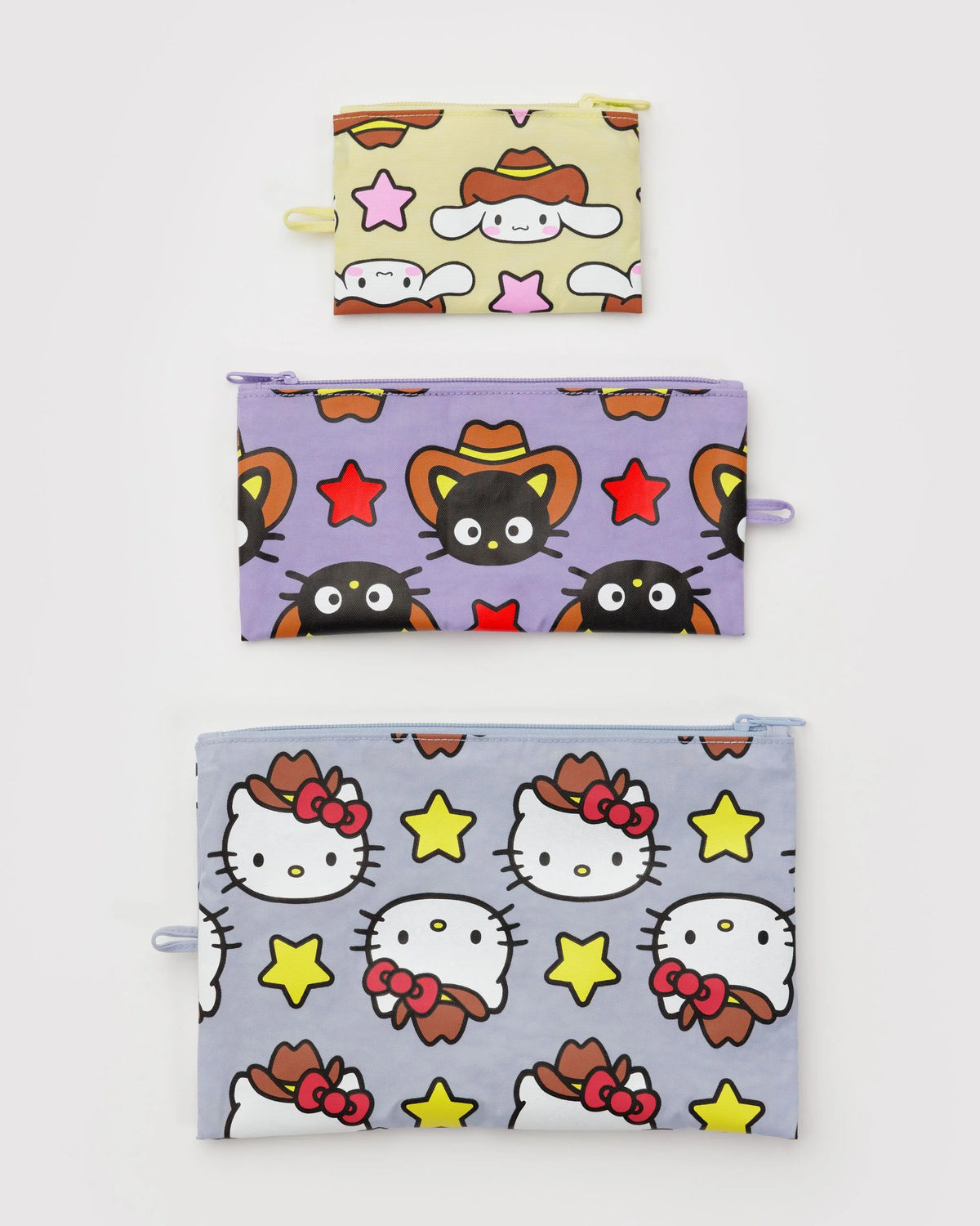 Flat Pouch Set Hello Kitty & Friends Western