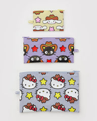 Flat Pouch Set Hello Kitty & Friends Western
