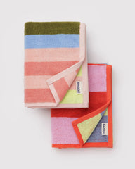Hand Towel Set of 2 Pool Stripe Mix